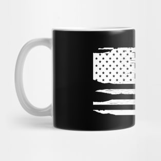 Hairstylist Hairdresser barber - Scissor in American Flag Mug